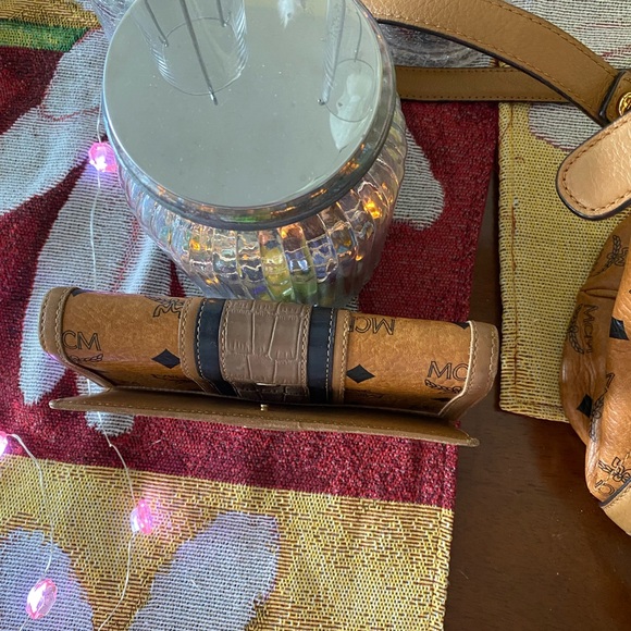 MCM Cognac long vintage trifold wallet. EUC. Matching purse in closet 7”x4” $125 - Picture 5 of 14